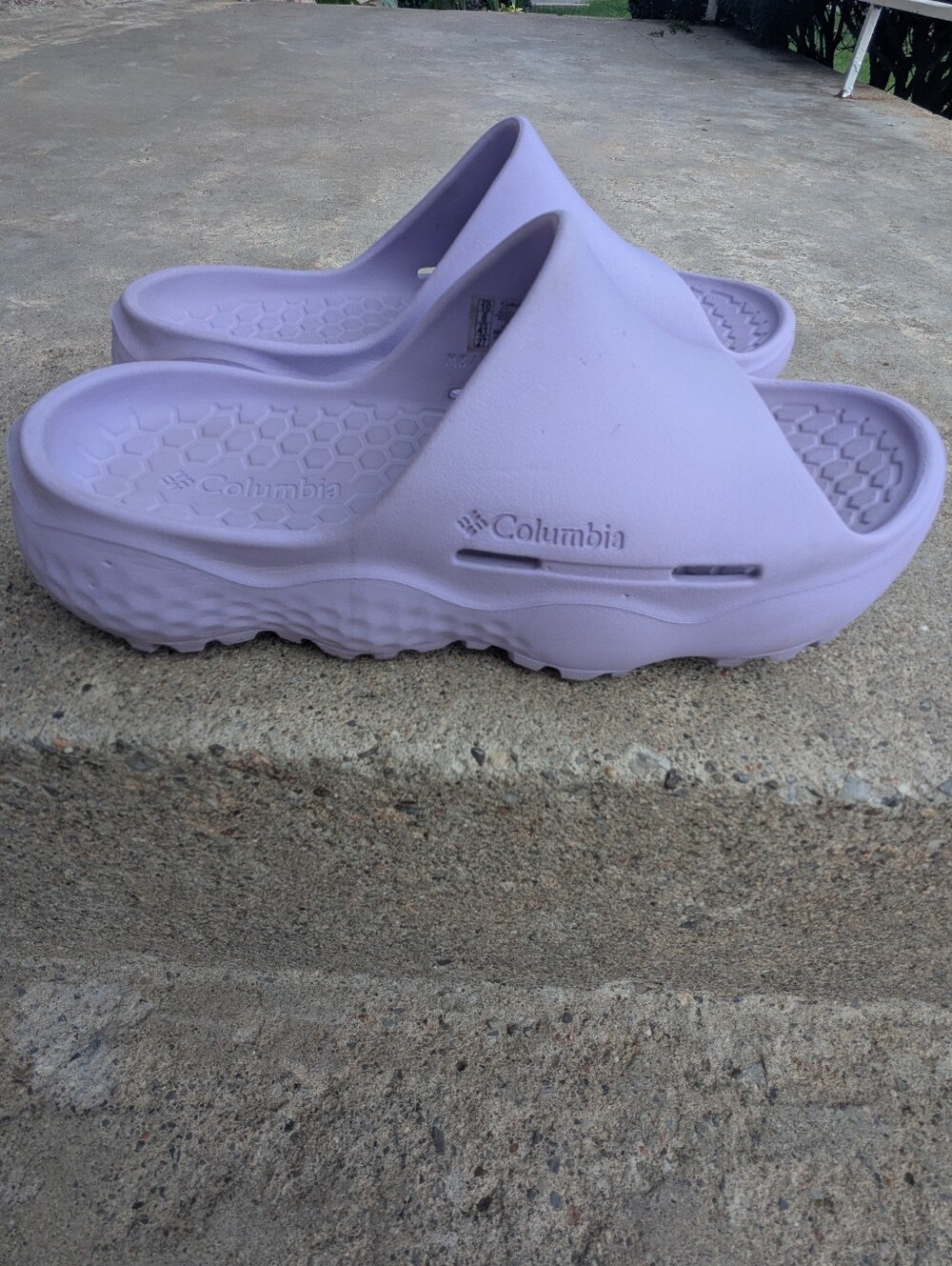 Columbia Thrive Revive Slide Sandal Lavender Size 10
